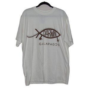 Mens Galapagos Islands Charles Darwin Research Station Graphic Tee T-Shirt XXL